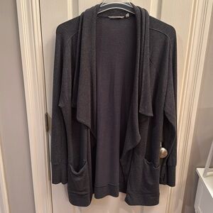 ATHLETA Pranayama Wrap Cardigan Charcoal gray  women size 1x